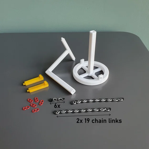 Cấu trúc Tensegrity với 3 sợi xích - Image 3