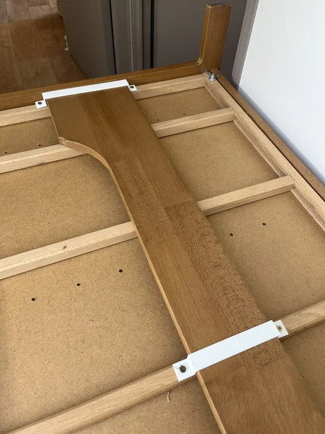 Bộ bracket gắn tường để cất thanh gỗ cho IKEA Leksvik - Image 1