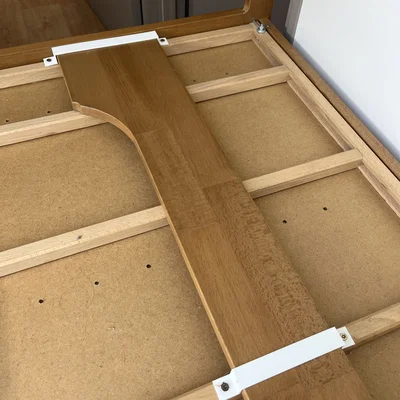 Bộ bracket gắn tường để cất thanh gỗ cho IKEA Leksvik
