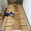 Bộ bracket gắn tường để cất thanh gỗ cho IKEA Leksvik - Thumbnail 3