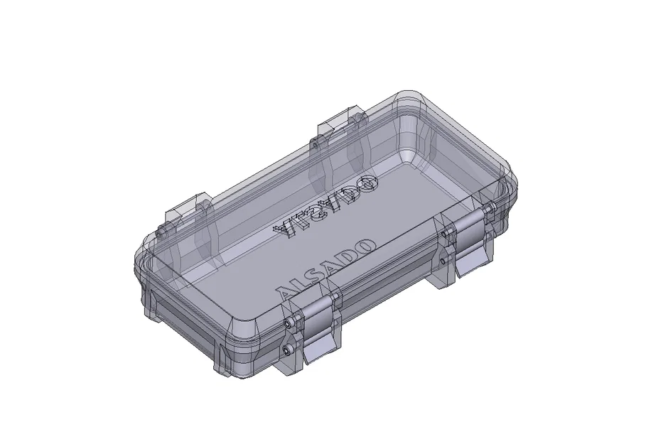 Hộp đồ nghề rugged parametric – file FreeCAD kèm spreadsheet - Image 2