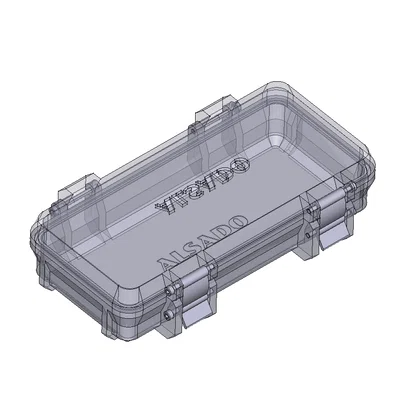 Hộp đồ nghề rugged parametric – file FreeCAD kèm spreadsheet