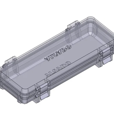 Hộp đồ nghề rugged parametric – file FreeCAD kèm spreadsheet