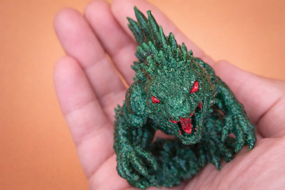 Mô hình quái vật Monster (Godzilla) trang trí 3D siêu ngầu - Image 2