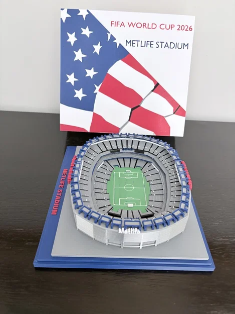 Mô hình 3D sân vận động Metlife - FIFA World Cup 2026 - Image 2