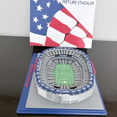 Mô hình 3D sân vận động Metlife - FIFA World Cup 2026