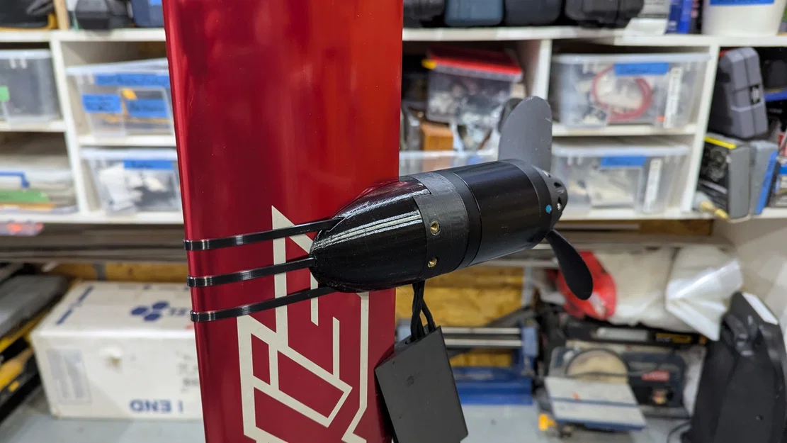 6384 Motor Mount cho Axis 19mm Aluminum Mast – Zip Tie Version V2 (Foil Assist/Drive) - Image 4