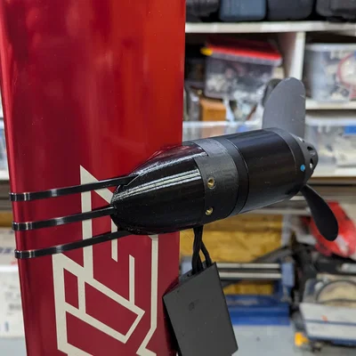 6384 Motor Mount cho Axis 19mm Aluminum Mast – Zip Tie Version V2 (Foil Assist/Drive)