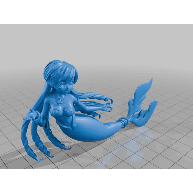 Mô hình nàng tiên cá Mermaid Melody in 3D tuyệt đẹp - Image 2