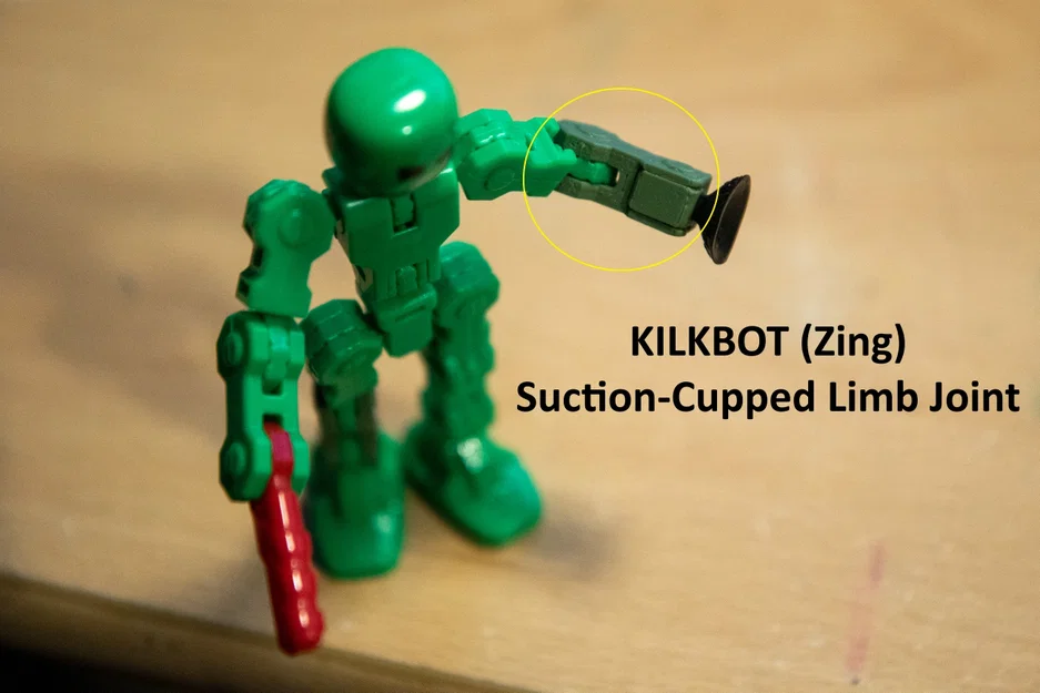 Khớp nối chi suction cup KILKBOT (Zing) thay thế - Image 2