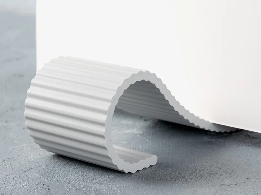 Chặn cửa 3D Ribbed Door Stopper chống trượt, thiết kế tối giản - Image 1