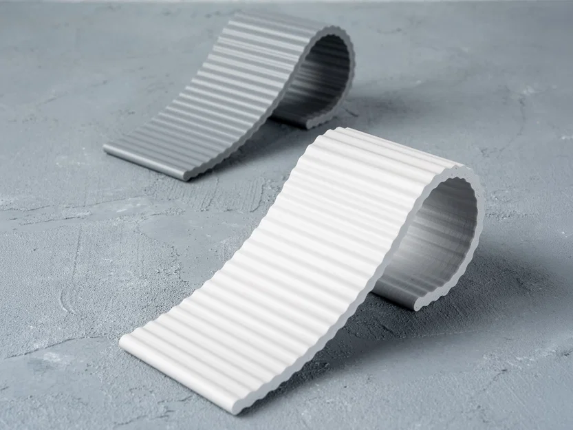 Chặn cửa 3D Ribbed Door Stopper chống trượt, thiết kế tối giản - Image 3