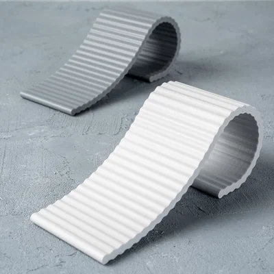 Chặn cửa 3D Ribbed Door Stopper chống trượt, thiết kế tối giản