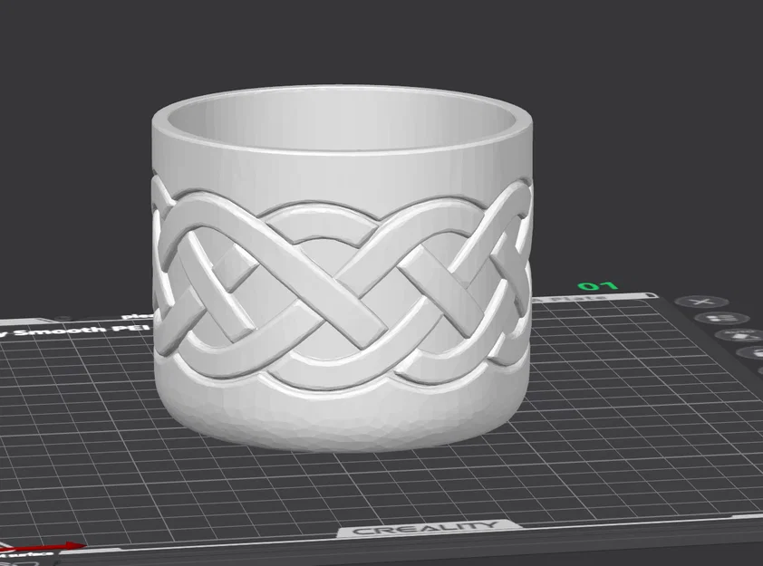 Bình hoa Celtic Knot - Image 2