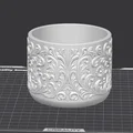Bình Hoa Họa Tiết Acanthus Phong Cách Baroque - Thumbnail 2