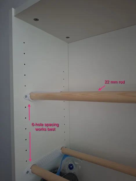 Giá Đỡ Cuộn In 3D Cho Kệ IKEA Billy - Image 4
