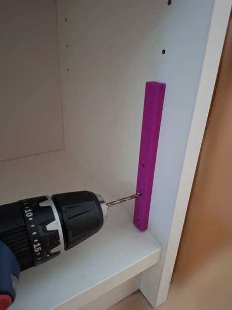Khuôn lấy dấu khoan lỗ cho kệ IKEA Billy - Image 3