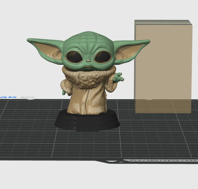 Mô hình 3D Baby Yoda - Grogu phong cách Funko Pop cực dễ thương - Image 2