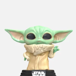 Mô hình 3D Baby Yoda - Grogu phong cách Funko Pop cực dễ thương