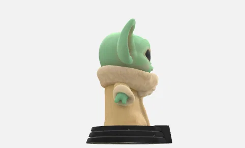 Mô hình 3D Baby Yoda - Grogu phong cách Funko Pop cực dễ thương - Image 4