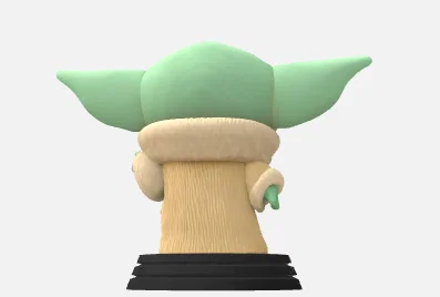 Mô hình 3D Baby Yoda - Grogu phong cách Funko Pop cực dễ thương - Image 5