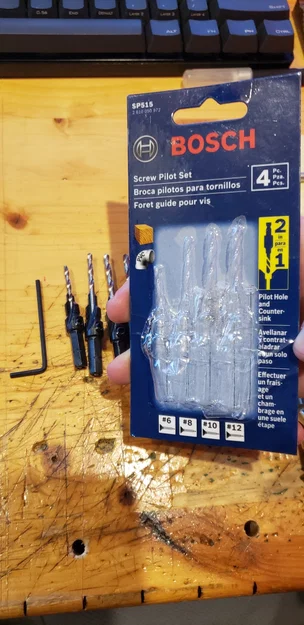 Hộp Đựng Mũi Khoan Bosch Screw Pilot SP515 In 3D Gọn Gàng - Image 3