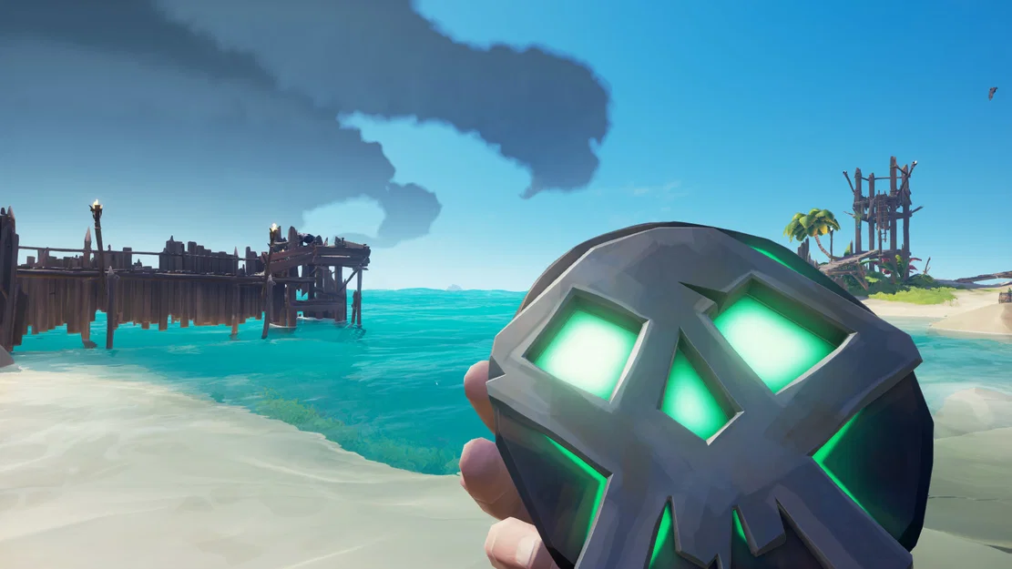Mô hình Chìa khóa Skeleton Fort (Sea of Thieves) in 3D đẹp mắt - Image 1