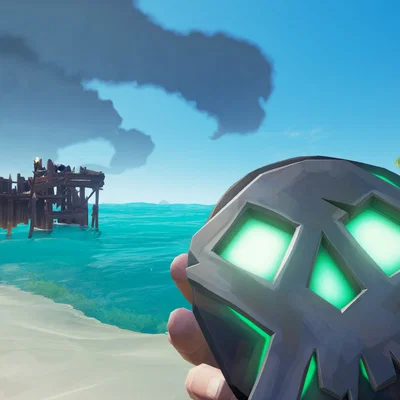 Mô hình Chìa khóa Skeleton Fort (Sea of Thieves) in 3D đẹp mắt