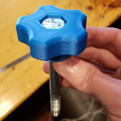 Thiết kế núm vặn ốc vít (Parametric Bolt Knob) in 3D cực tiện lợi