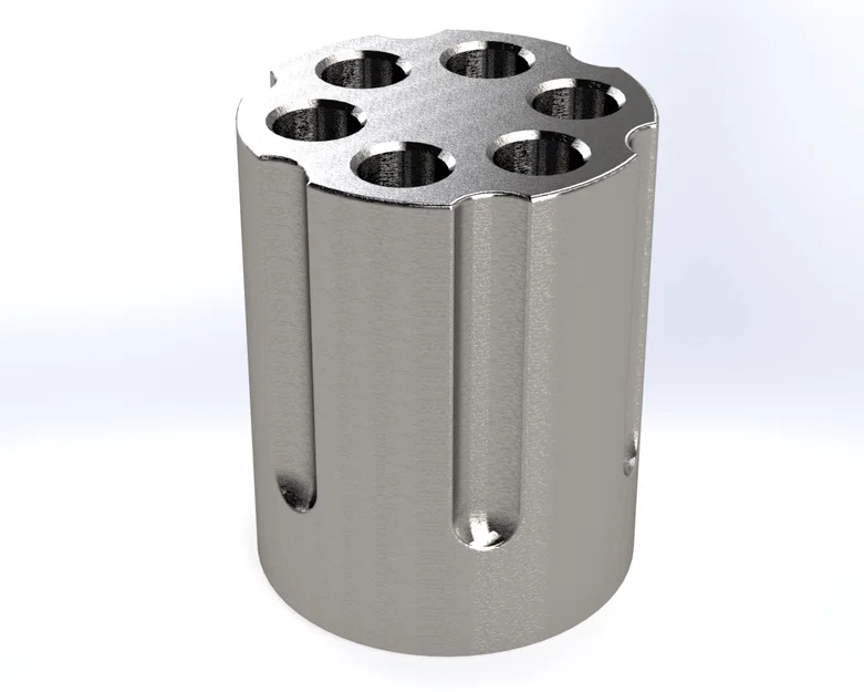 Ống cắm bút mô phỏng ổ xoay súng Revolver độc đáo - Image 1