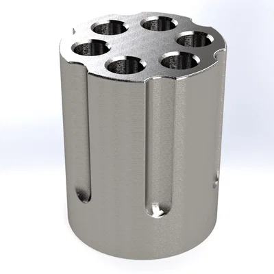 Ống cắm bút mô phỏng ổ xoay súng Revolver độc đáo