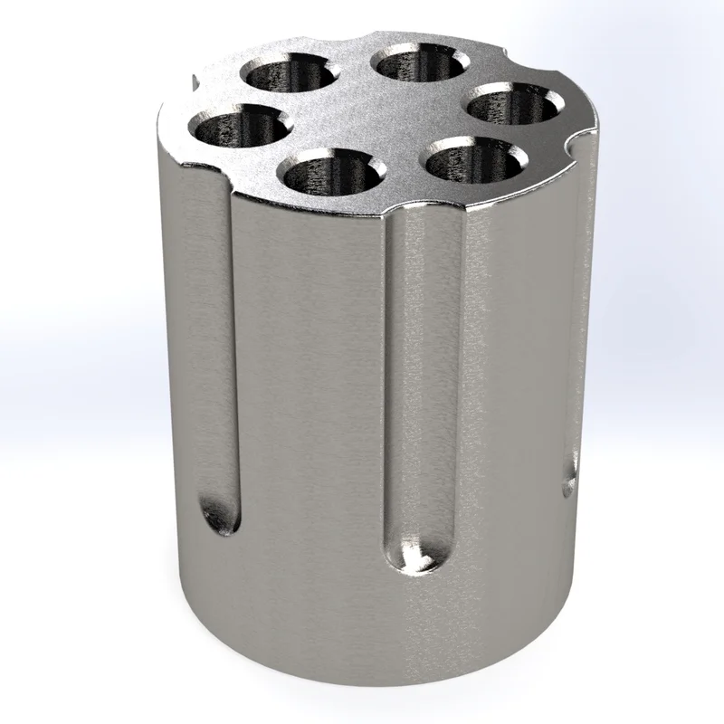 Ống cắm bút mô phỏng ổ xoay súng Revolver độc đáo