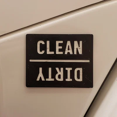 Nam châm báo hiệu Clean/Dirty (Sạch/Bẩn)