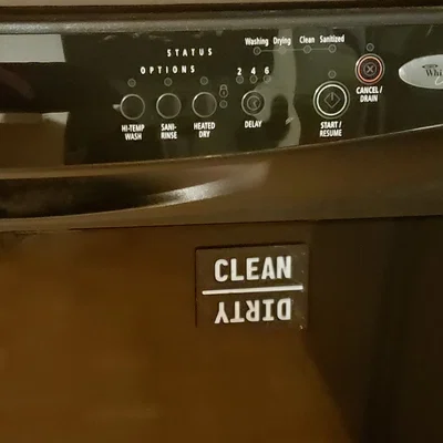 Nam châm báo hiệu Clean/Dirty (Sạch/Bẩn)