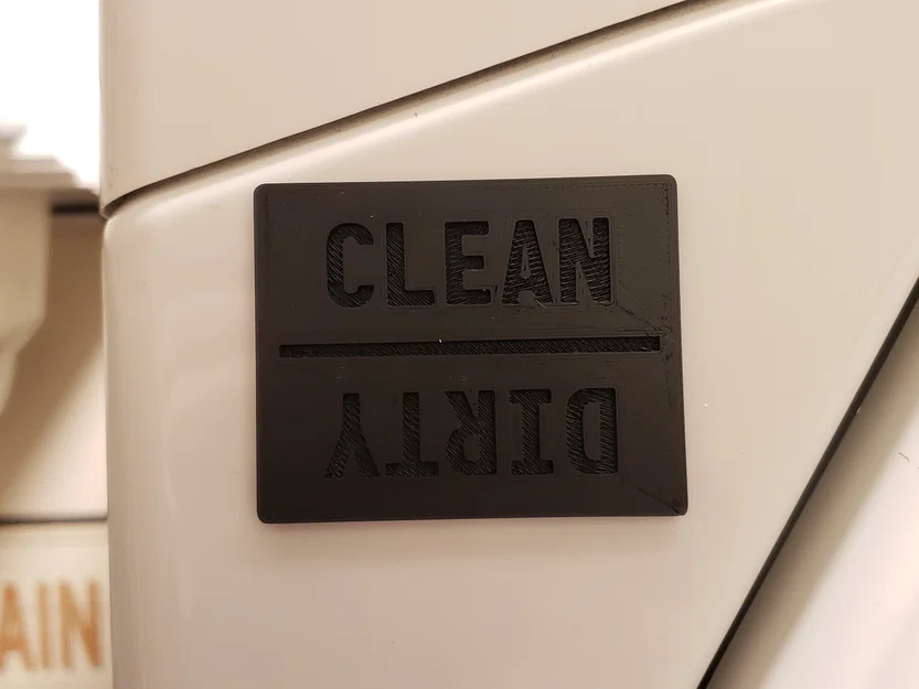 Nam châm báo hiệu Clean/Dirty (Sạch/Bẩn) - Image 4