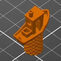 Nắp van xe mô hình tàu Benchy 3D độc đáo cho xe máy và xe hơi