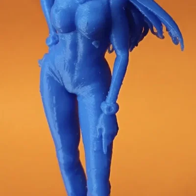 Mô hình 3D Rei và Asuka - Neon Genesis Evangelion Fan Art
