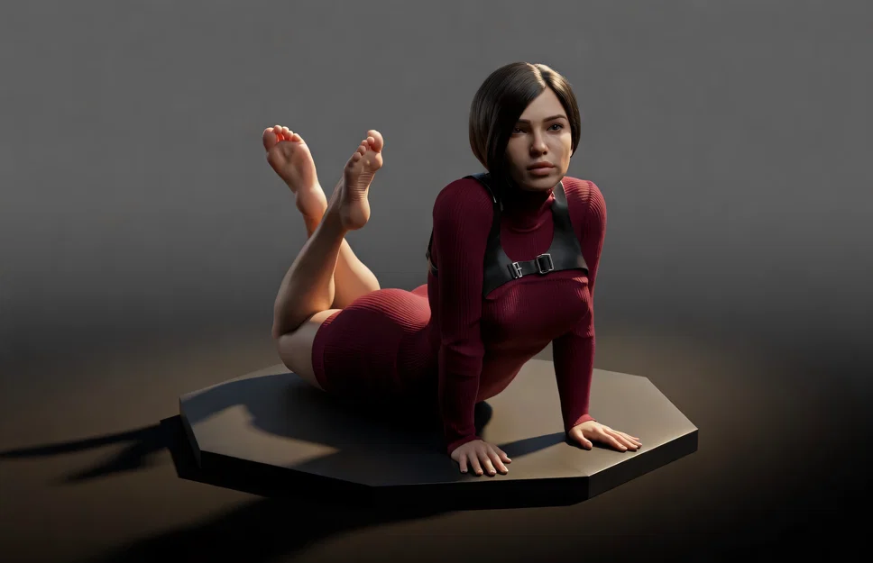 Mô hình 3D Ada Wong từ Resident Evil - Image 1