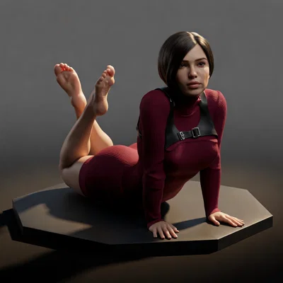 Mô hình 3D Ada Wong từ Resident Evil