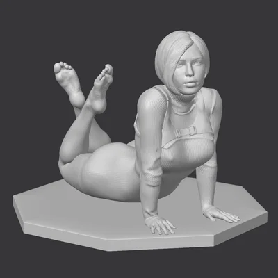 Mô hình 3D Ada Wong từ Resident Evil
