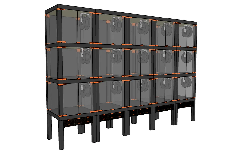 Ikea Lack 3D Print Farm - Hệ thống tủ quây máy in modular - Image 1