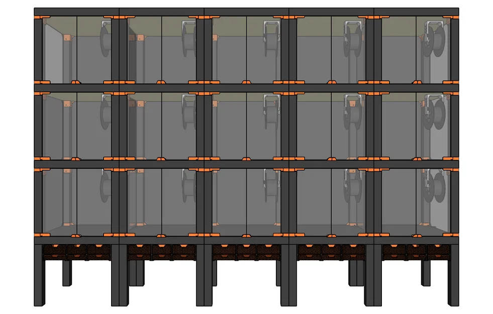 Ikea Lack 3D Print Farm - Hệ thống tủ quây máy in modular - Image 2