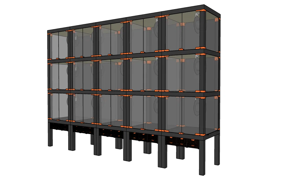 Ikea Lack 3D Print Farm - Hệ thống tủ quây máy in modular - Image 3
