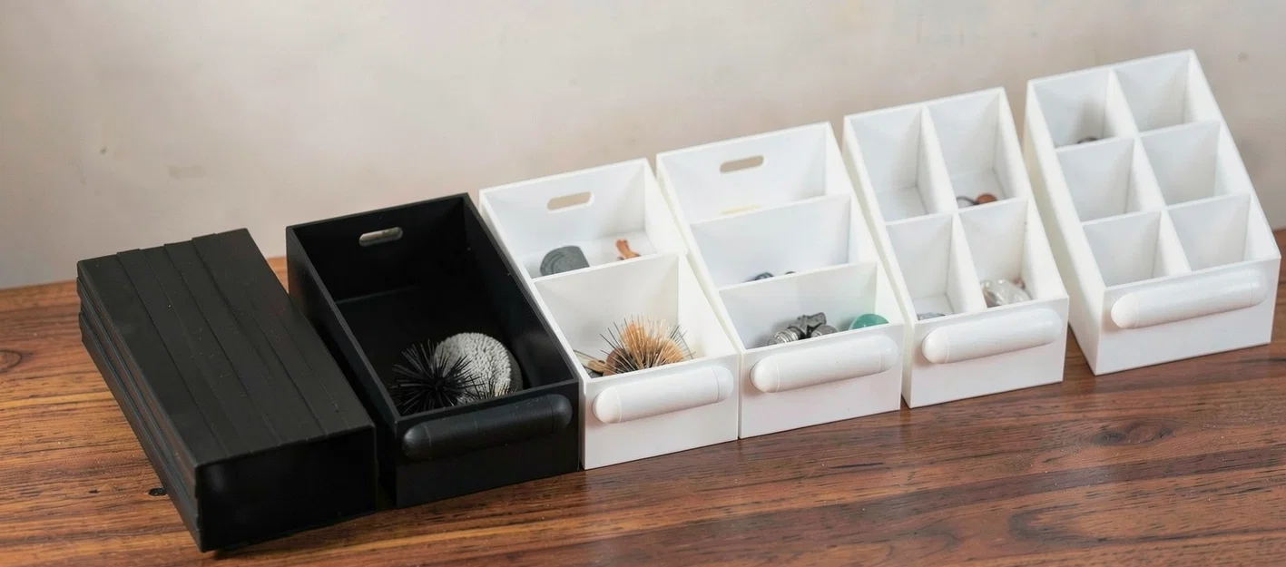 Hệ thống ngăn kéo mô-đun (Modular Drawer System) in 3D đa năng - Image 1