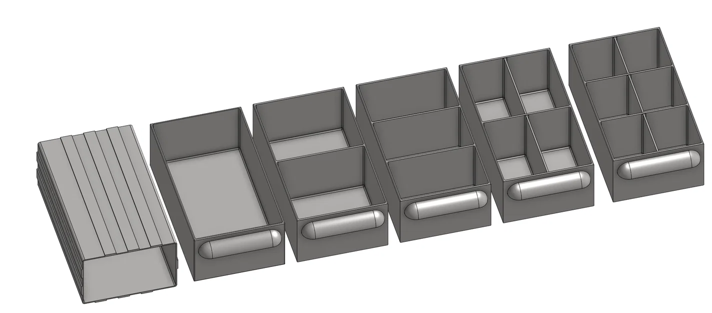 Hệ thống ngăn kéo mô-đun (Modular Drawer System) in 3D đa năng - Image 9