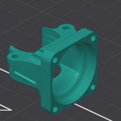 Ốp quạt tản nhiệt 3010 cho VzBot Goliath Hotend - File in 3D chất lượng