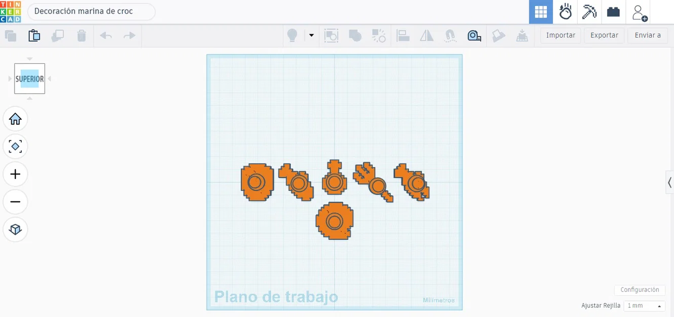 Phụ kiện trang trí Crocs theo chủ đề Minecraft - Image 1