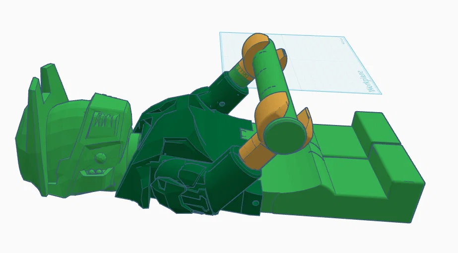 Giá treo giấy vệ sinh phiên bản Halo (Lego style) - Image 1