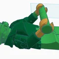 Giá treo giấy vệ sinh phiên bản Halo (Lego style) - Thumbnail 2
