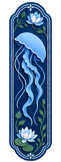Kẹp Sách Hình Con Sứa (Jelly Fish Bookmark) - Image 1